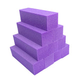 10Pcs 150 Grit Acrylic Nails Gel Polish Nails for Acrylic and Gel Nails Purple