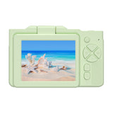 16X Zoom Digital Camera 180 Degree Flip Screen Autofocus Video Camera with 32G Memory Card Green