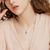 4Pcs Mini Crown Spoon Necklace Mini Tea Spoon Pendant Charm Vintage Jewelry for Women Girls
