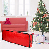 Christmas Storage Bag Xmas Wrapping Paper Storage Container Under Bed Organizer Bag Red