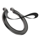 Removable Magnetic Ring Holder & Phone Grip for iPhone 12–16 Series Black