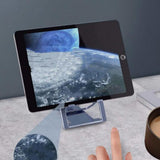 Adjustable Alloy Mobile Phone Mount Folding Stand for Smart Phone Tablet