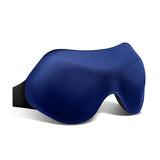 Adjustable Soft Sleep Masks for Side Sleepers for Women Men Travel Night Blindfold Blue