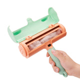 Reusable Pet Hair Remover Roller – For Dog & Cat Fur on Furniture & Clothes Green