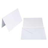 20 Sets Blank Cards with Self Seal Envelopes for Greetings White