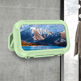 Waterproof Adjustable Play Phone Holders New Shower Phone Holder for Home Bathroom Light Green