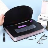Accordion File Organizer Expanding File Folder Large Capacity Document Storage Style 2