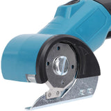 USB Cordless Electric Scissors – Rechargeable Fabric and Cardboard Cutter Blue