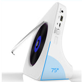 Bluetooth CD Player for Home Desktop Stereo Music Player with LED Display with Remote Control for Bedroom Living Room White
