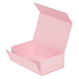 Foldable Cardboard Gift Box Easy Attach for Holiday Packaging Pink