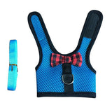 Rabbit Vest Harness Leash Lead Small Animal Pet Mesh Hamster Bunny Traction Rope Blue