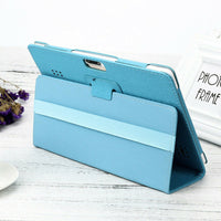 10-10.1 Inch Universal Tablet Case with 360° Rotatable Stand Blue