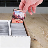 5 Section Large Card Box Holds Over 4000 Cards with Lid Storage