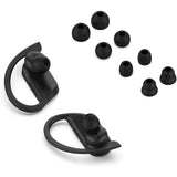 16Pcs Silicone Earbud Tips Compatible with Beats Powerbeats Pro Flex & X Black
