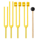 4Pcs Resonance Tuning Fork Tool Set for Yoga Gold