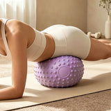 25 cm Thick Inflatable Sitting for Stretching and Balance Ball Purple
