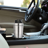 750ml 304 Stainless Steel Workout Gym Protein Mixer Shaker Bottle Cup Drink Mixer Silver