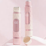 2-in-1 Dual-Head Electric Hair Remover Trimmer for Women Body Pink