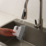 2-in-1 Window Rail Cleaning Tool Track Cleaning Brush Gap Groove Sliding Cleaner with Scraper