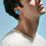 Wireless Bluetooth Headphones Ear Clip Bone Conduction Earphones Sports Earbuds Blue