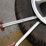2PCS Heavy Duty Tire Lever Double Head with Curved Straight Ends Steel