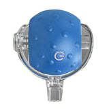 Motion Activate Interactive Cat Toy Rechargeable Smart Rolling Ball with Rope Blue