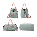 Travel Duffle Bag Weekend Bag Carry On Cabin Bag Gym Sports Bag Green