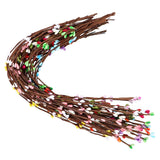 100 PCS Artificial Pussy Willow Branches Realistic Artificial Willow Stems For Party Home Wedding Deco Multicolor