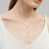 4Pcs Mini Crown Spoon Necklace Mini Tea Spoon Pendant Charm Vintage Jewelry for Women Girls
