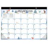 18-Month Desk Calendar (Jan 2026 – June 2027) with Corner Protectors for Office Style 3
