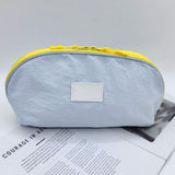 3-in-1 Clam Shaped Travel Bag for Bra Panty and Sock Storage Blue