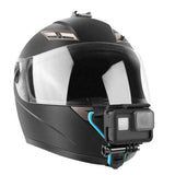 Helmet Chin Mount Holder Motorcycle Strap Quick Release Shockproof Blue