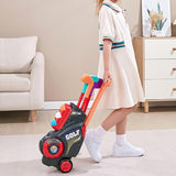 Toddler Golf Ball Game Playset Golf Toy Set Black