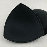 4 Pairs Foam Triangle Bra Inserts Replacement for Sports Bras Black
