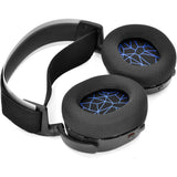 Replacement Cushion Ear Pads Compatible With Steel Series Arctis 1 3 5 7 9 Pro Gaming Headset Blue Grid Pattern