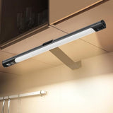 Rechargeable Wireless LED Wall Picture Light with Motion Sensor for Art Black