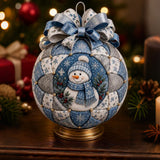 Christmas Patchwork Ball DIY Craft Kit for Adults Ornaments Style 2