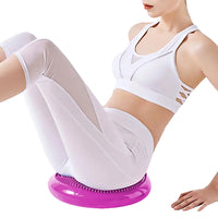 Yoga Training Mat Exercise Balance Stability Cushion Yoga Training Accessories Rose Red