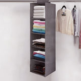 Hanging Wardrobe Shirt Organizer with Door Hanger for Closet Storage L