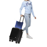 2-in-1 Travel Blanket Pillow PortableThrow Blanket for Camping Picnic Blue