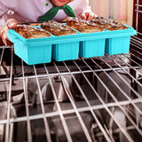 Silicone Freezer Tray with Lid Food Molds for Soup Sauce Broth Leftovers Style 2