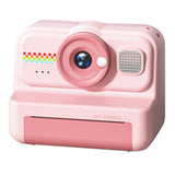 Printing Camera Instant Print 1080P Selfie Digital Camera with 64GB Card - Pink