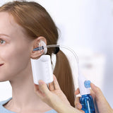 Manual Ear Irrigation Flushing Cleaner Kit Ear Wax Removal Tools Blue