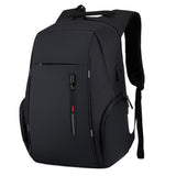 Travel Laptop Backpack with USB Charging Port – Fits 15.6 Inch Laptop School Bag Black