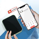 Bluetooth Label Maker Machine Wireless Thermal Label Printer Sticker Printer Green
