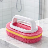 5 PCS Multi Layer Sponge Cleaning Brush Set for Kitchen and Bathroom Red