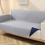Reversible Sofa Cover Water Resistant Sofa Protector Slipcover Couch Cover Grey