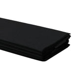 10 PCS Crepe Paper Sheets 50x100cm for Gift Wrapping and Flower Crafts Black