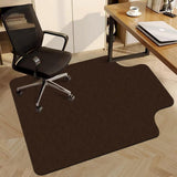 Chair Mat for Floors Desk Chair Mat for Home Office Floor Protector Smooth Rolling Mat Brown