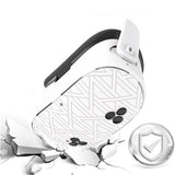 7-Piece Silicone Protective Case Set for Meta Quest 3S VR Headset Accessories White